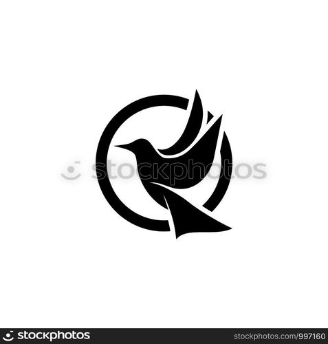 Bird fly Logo Template vector illustration design