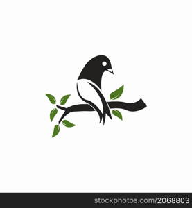 Bird icon and symbol vector illustration