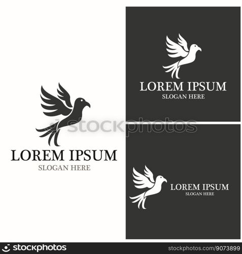 Bird icon and symbol vector illustration