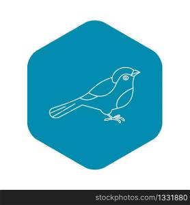 Bird icon. Outline illustration of bird vector icon for web. Bird icon, outline style