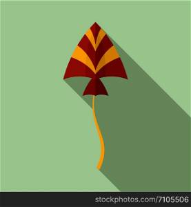 Bird kite icon. Flat illustration of bird kite vector icon for web design. Bird kite icon, flat style