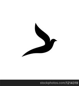 Bird logo design concept. Bird icon silhouette
