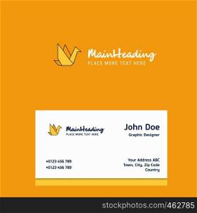 Bird logo Design with business card template. Elegant corporate identity. - Vector