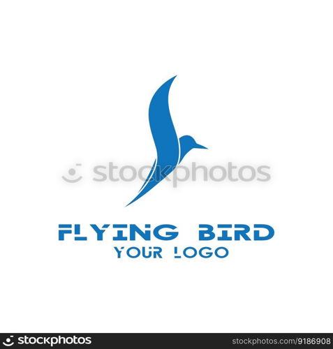 bird logo icon vector illustration template design