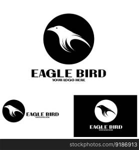 bird logo icon vector illustration template design