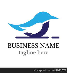 Bird logo template vector icon design