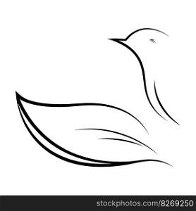 bird logo vector illustration