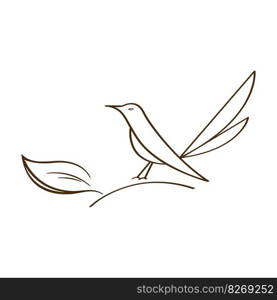 bird logo vector illustration