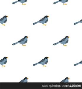 Bird pattern seamless background in flat style repeat vector illustration. Bird pattern seamless