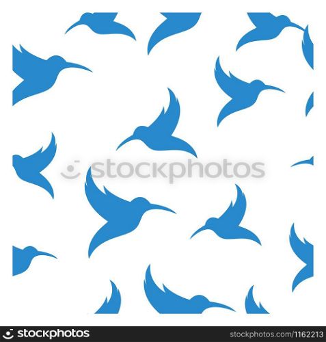 Bird seamless Template vector illustration