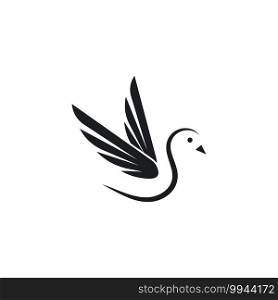bird vector illustration design template