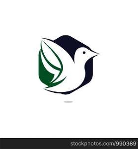 Bird vector logo design. Creative bird vector logo design template.