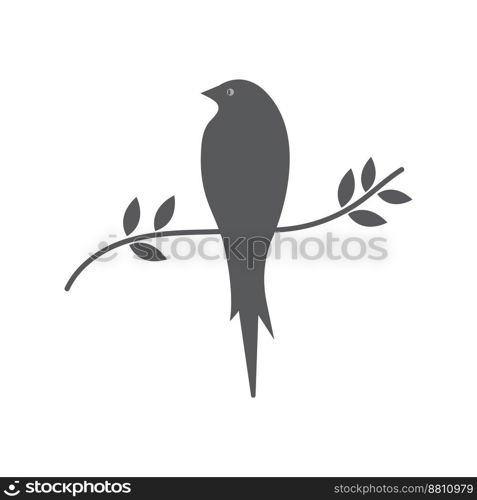 Bird wing Dove Logo Template vector illustration