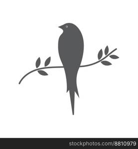 Bird wing Dove Logo Template vector illustration