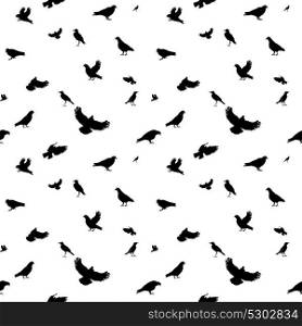 Birds Flying in Air. Seamless Pattern. Vector Illustration. EPS10. Birds Flying in Air. Seamless Pattern. Vector Illustration.