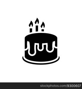 birth cake vector illustration design