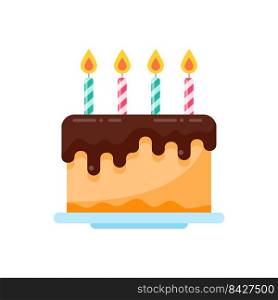 birthday cake vector colorful sweets for birthday party