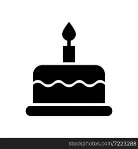 birthday cake with candle icon
