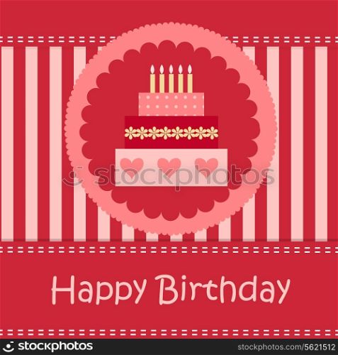 Birthday card with copy space