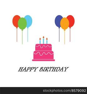 birthday greeting images. This image can be used for making logos, posters, and more