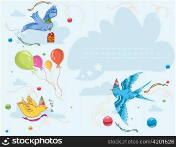 birthday party vector illustration