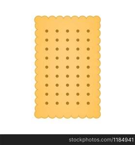 Biscuit icon vector isolated on white background. Biscuit icon vector isolated on white