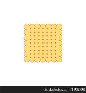 Biscuit vector icon isolated on white background. Biscuit vector icon isolated on white