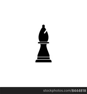 bishop chess icon illustration design