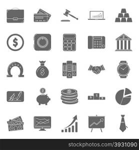 Bisiness and finance silhouettes icons set. Bisiness and finance silhouettes icons set vector graphic design