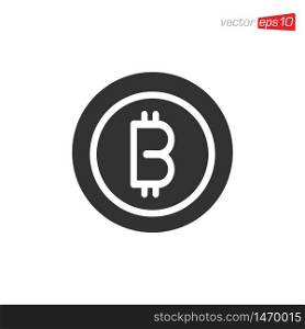 Bit coin Icon Symbol Design Vector