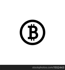 Bitcoin icon. Crypto currency symbol. Vector on isolated white background. EPS 10.. Bitcoin icon. Crypto currency symbol. Vector on isolated white background. EPS 10