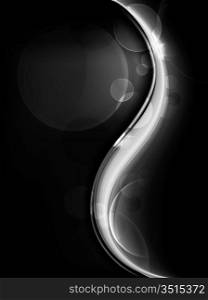 Black Abstract background, eps10