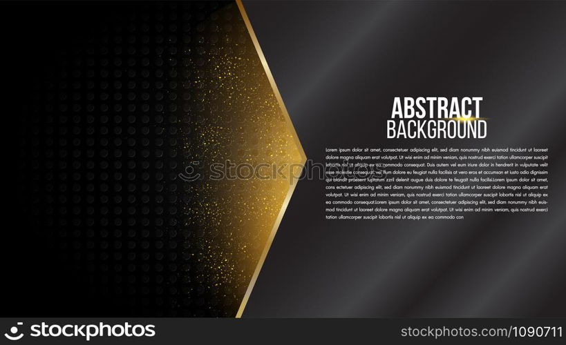 Black abstract background mat geometric elegant futuristic glossy light with grid line. Modern shape concept.