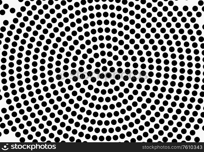 Black abstract vector circle pattern design. Halftone texture.. Black abstract vector circle pattern design.