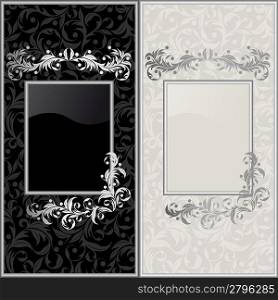 Black and gray design backgrounds