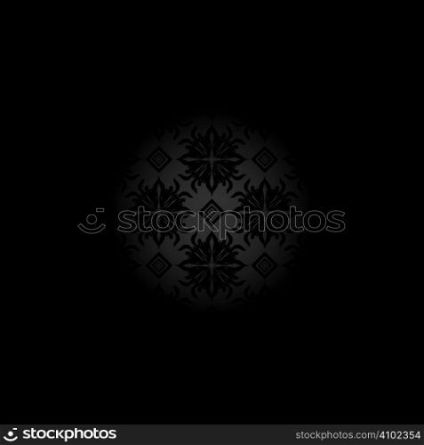 Black and gray wallpaper design with seamless repeating design