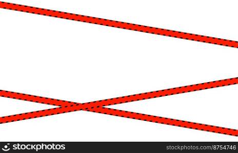 Black and red line striped. Warning tapes. Danger signs. Caution ,Barricade tape, Do not cross, police, scene barrier tape.Vector illustration