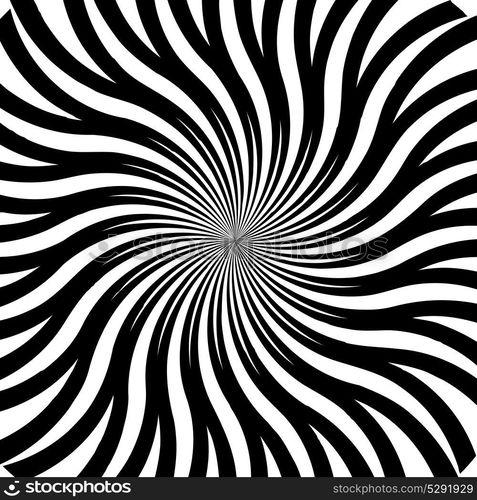 Black and White Abstract Psychedelic Art Background. Vector Illustration. EPS10. Black and White Abstract Psychedelic Art Background. Vector Illu