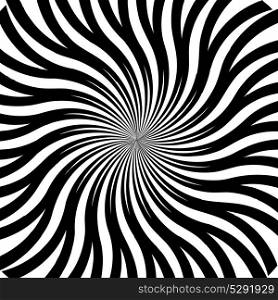 Black and White Abstract Psychedelic Art Background. Vector Illustration. EPS10. Black and White Abstract Psychedelic Art Background. Vector Illu