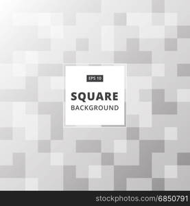 black and white abstract square pattern background seamless vector