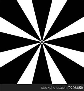 black and white abstract starburst background vector template illustration logo design