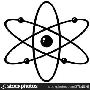 Black And White Atom