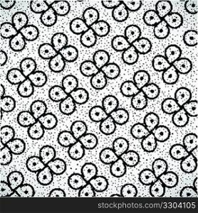 black and white background with grunge dots