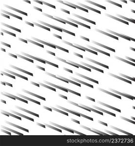 Black and white chaotic lines. Abstract pattern with speed lines. Vector stylish geometrical background for fabric, textile, design, packaging design
