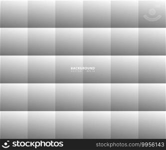Black and White color abstract squares background, web design, greeting card, gray background, Eps 10 vector illustration