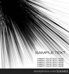 black and white contemporary design template background vector illustration