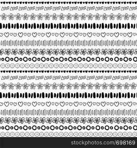 Black and white ethnic seamless pattern background. Fashion textile print or package design.. Black and white ethnic seamless pattern background. Fashion textile print or package design
