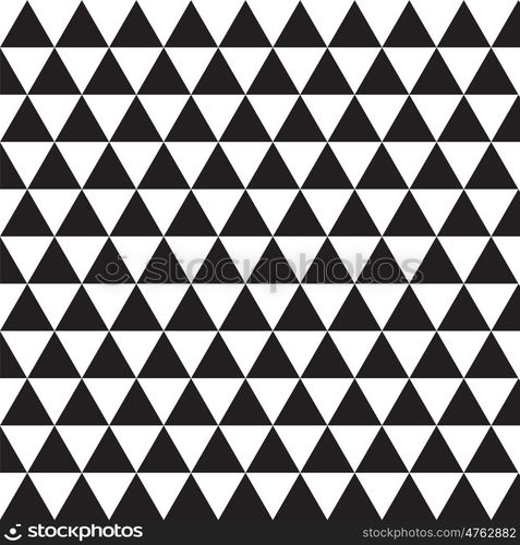 Black and White Hypnotic Background Seamless Pattern.