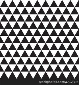 Black and White Hypnotic Background Seamless Pattern.