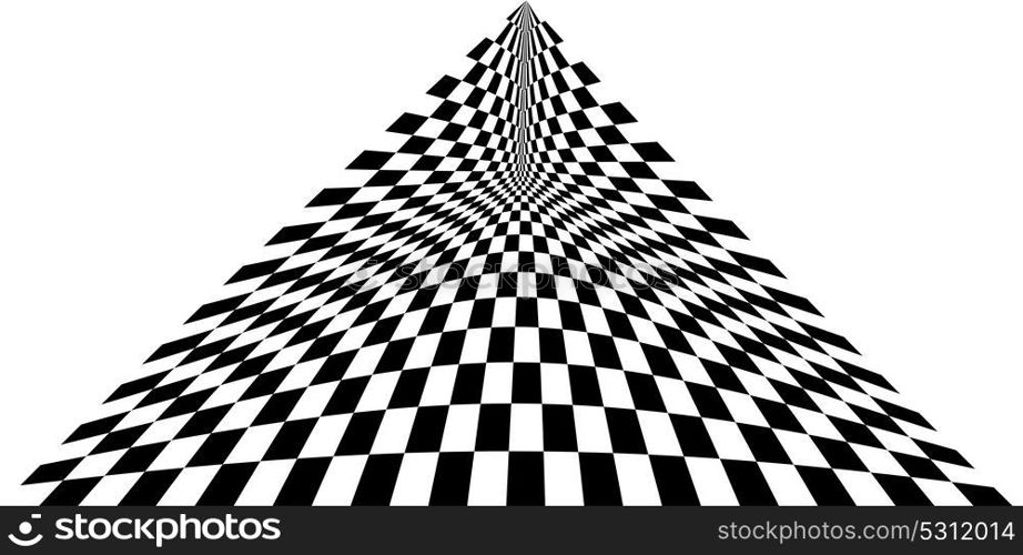 Black and White Hypnotic Fascinating Abstract Image.Vector Illustration. EPS10. Hypnotic Fascinating Abstract Image.Vector Illustration.